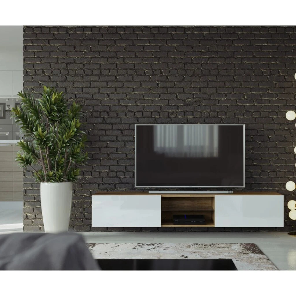 Arqam Furnish Media Organizer Floating TV Console