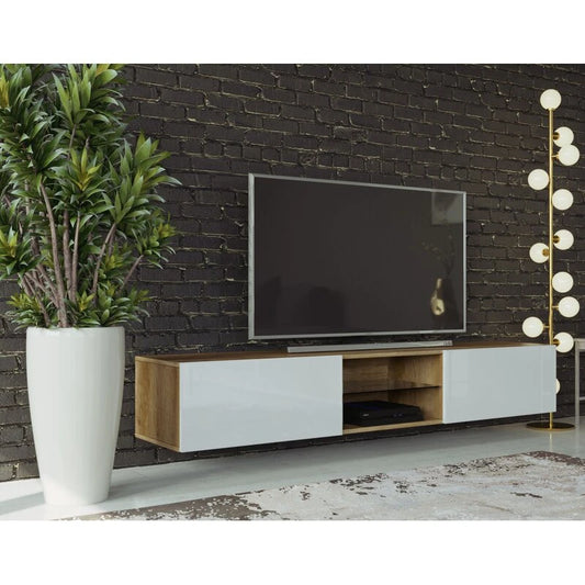 Arqam Furnish Media Organizer Floating TV Console