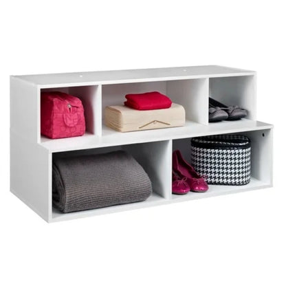 Arqam Furnish White Compact Storage Shoe Rack or kids toys Cabinet